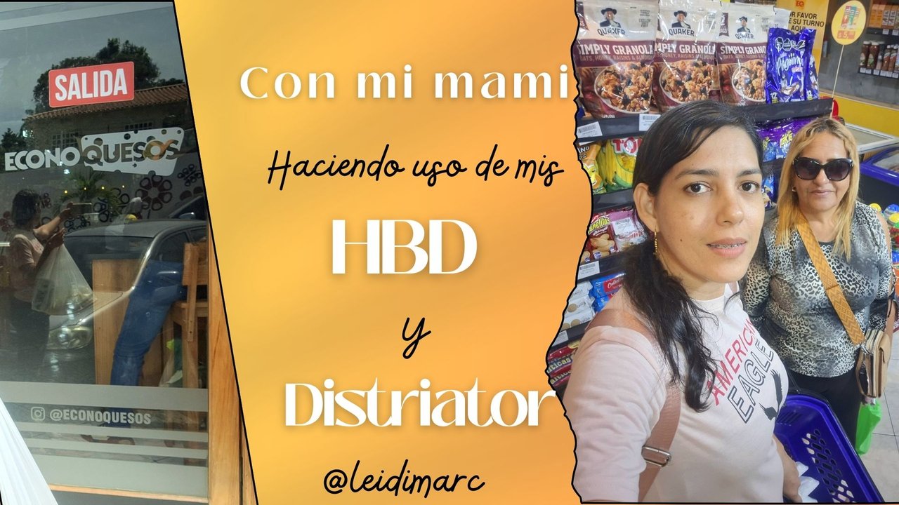 Haciendo uso de mis HBD y Distriator con mi mamá [Spa/Eng]