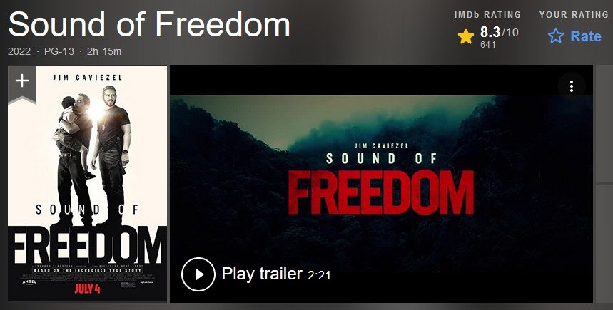 Sound of Freedom (2023) - IMDb