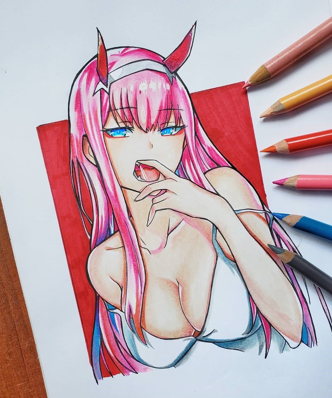 Agregar 69 Zero Two Dibujo Muy Caliente Vn 9570