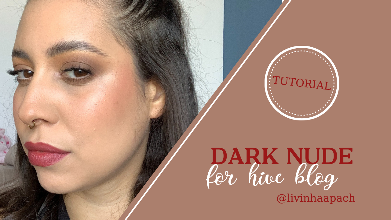 ENG/ESP] DARK NUDE 🖤 VIDEO TUTORIAL STEP BY STEP 🖤 BY: LIVINHAAPACH |  PeakD