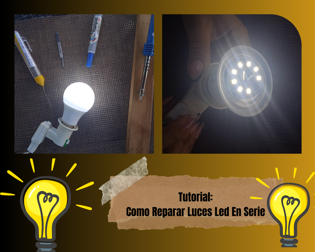 Cómo reparar bombillas LED paso a paso
