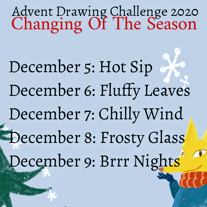 My Entry To The Advent Drawing Challenge December 09 : Brrr Nights