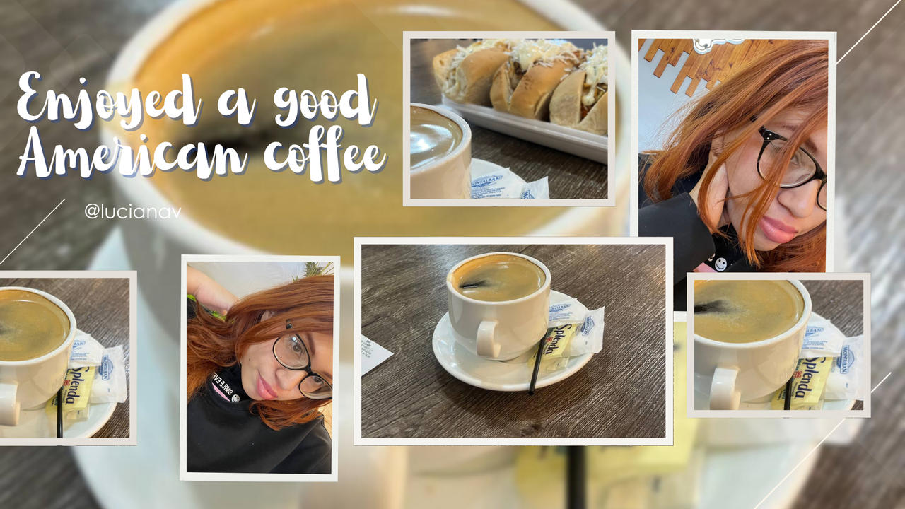 Enjoyed a good American coffee