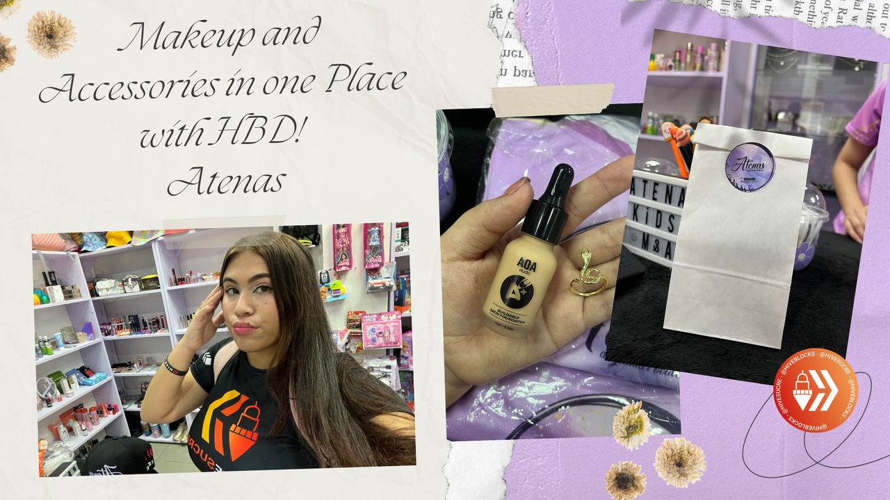 Makeup and accessories in one place with HBD! @atenascna 💜