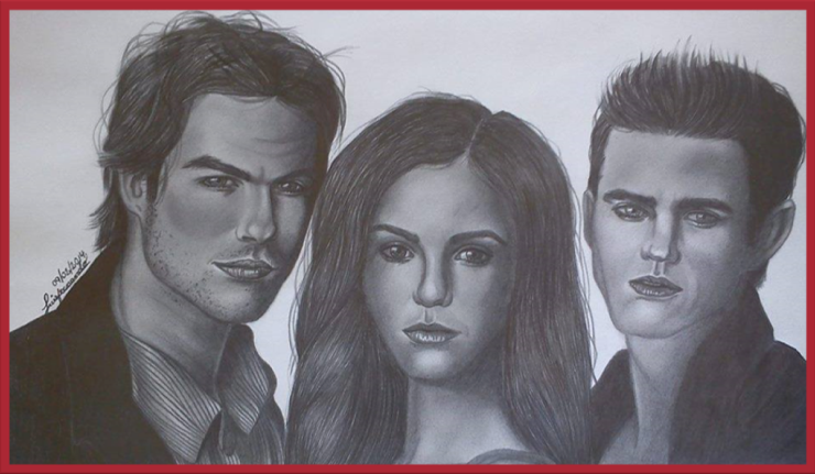 Damon Salvatore Elena Gilbert Stefan Salvatore Admirador de arte