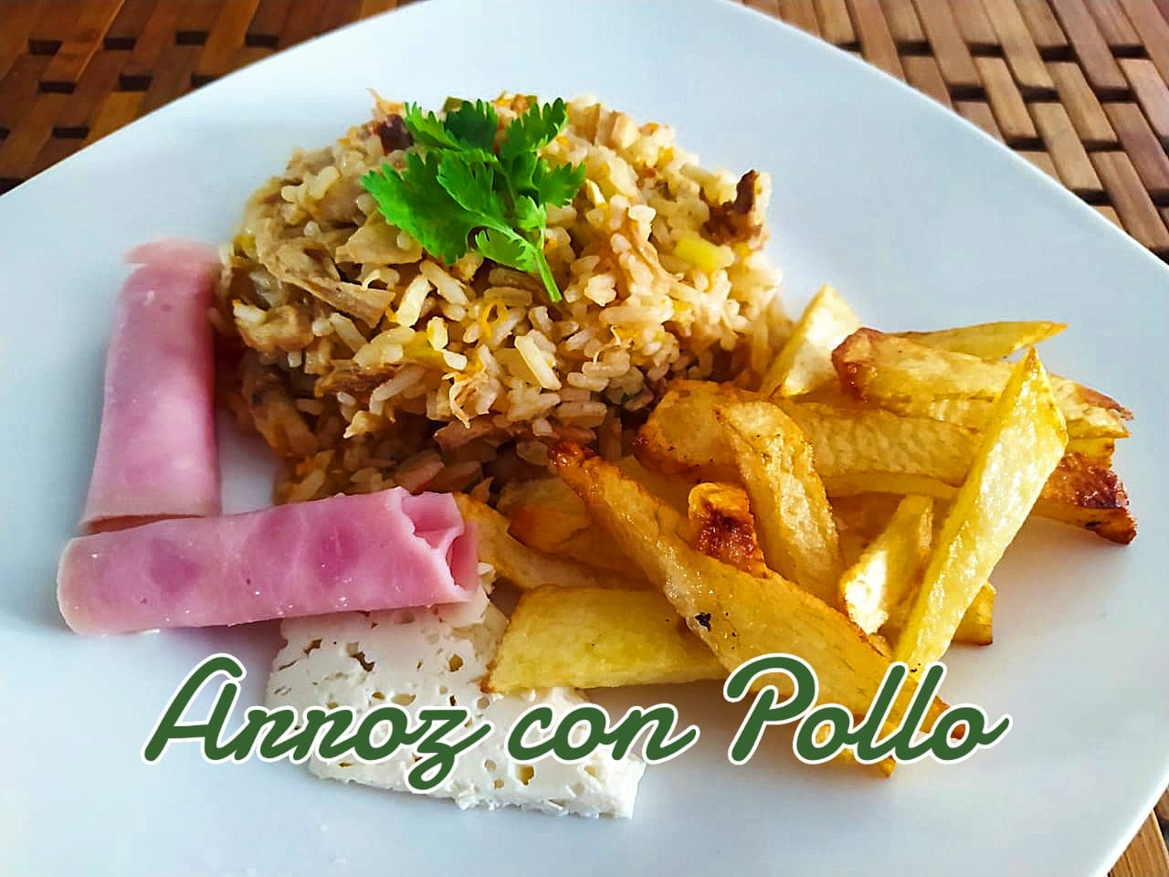 Delicioso Arro con Pollo y Papas Fritas // Delicious Rice with Chicken and  French Fries | PeakD