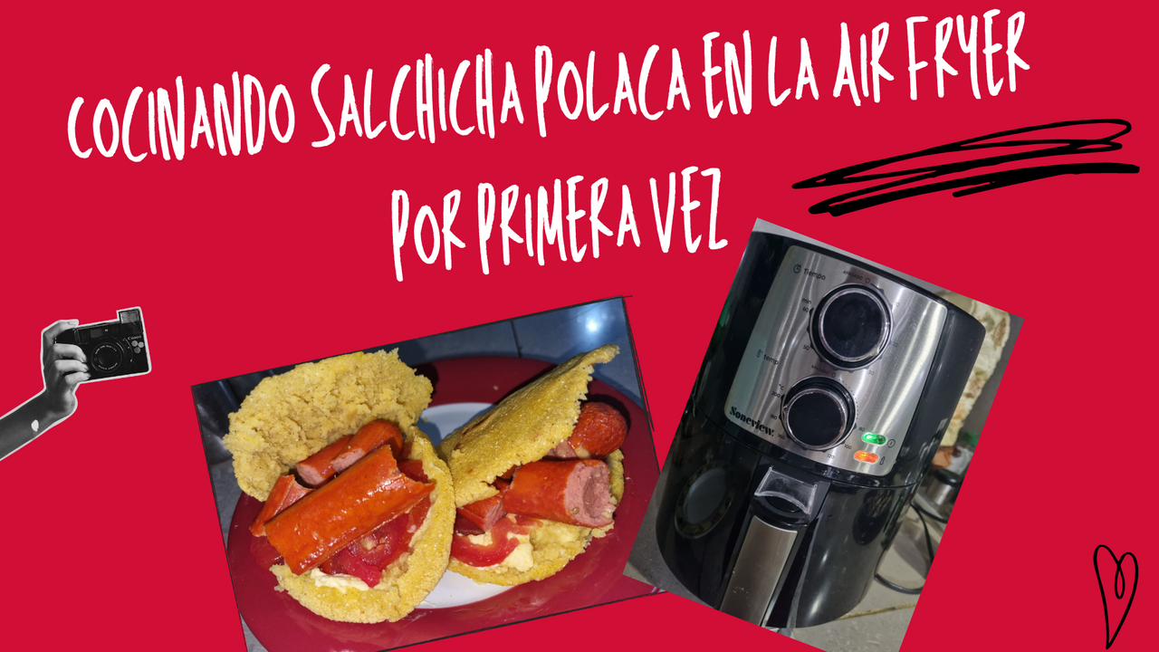 Cocinando salchicha polaca en la Air Fryer por primera vez || Cooking  Polish sausage in the Air Fryer for the first time - [ESP] | [ENG] | PeakD