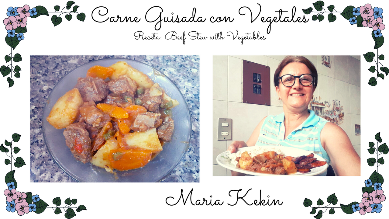 ESP | ENG] RECETA: ? ?Carne Guisada con Vegetales | RECIPE: Beef Stew  with Vegetables | PeakD