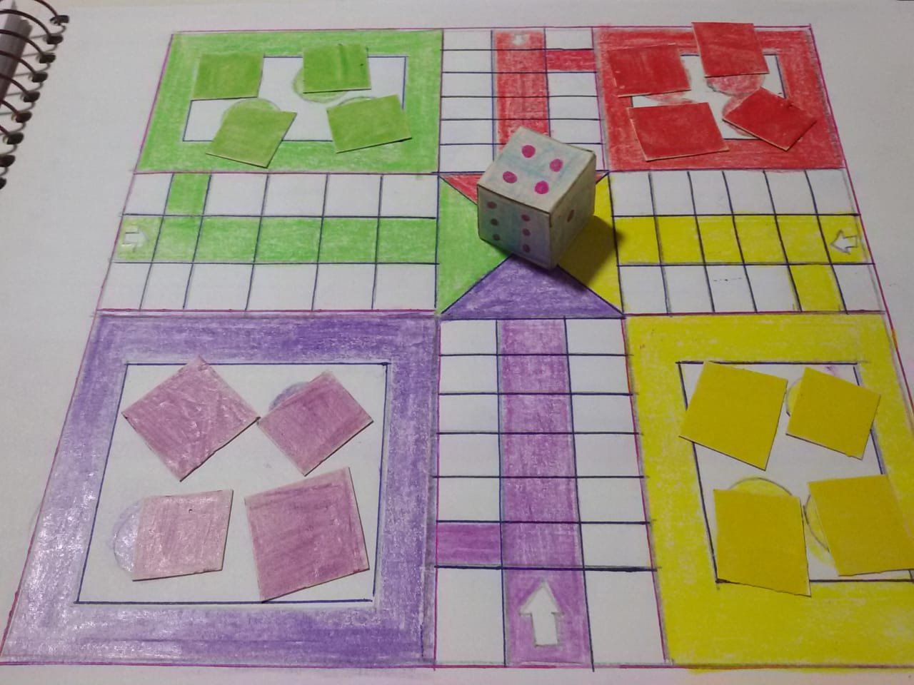 DIY LUDO Game, DIY LUDO Goti, DIY LUDO Board, DIY LUDO Dice