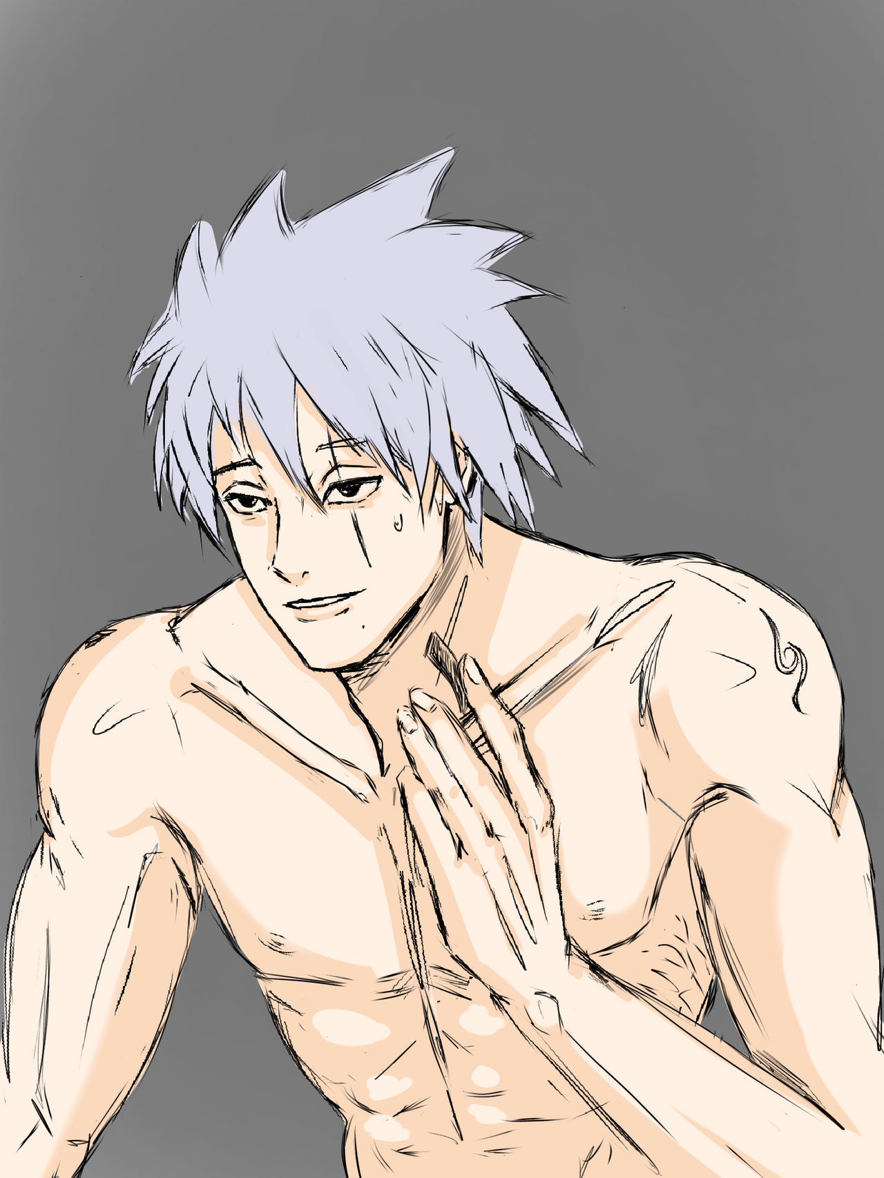 ESP/ENG] Mis 3 Fanarts: kakashi sensei de Naruto || My 3 Fanarts: kakashi  sensei from Naruto | PeakD