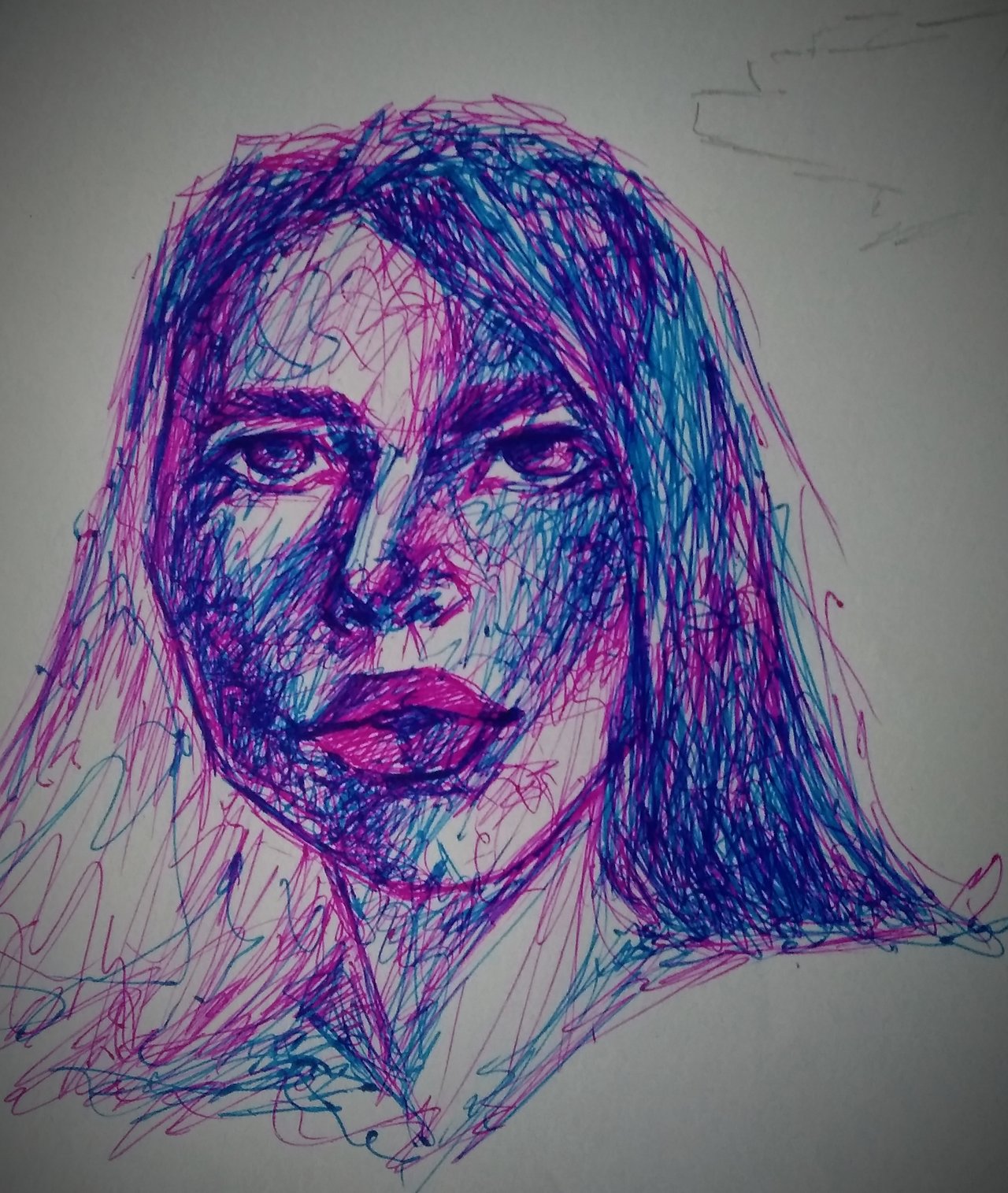 Sketching In Ballpoint Pen  Muddy Colors