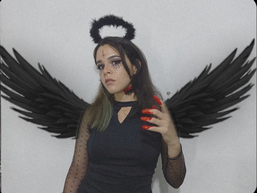  Maquillaje inspirado en ángel y demonio con @jennyzer