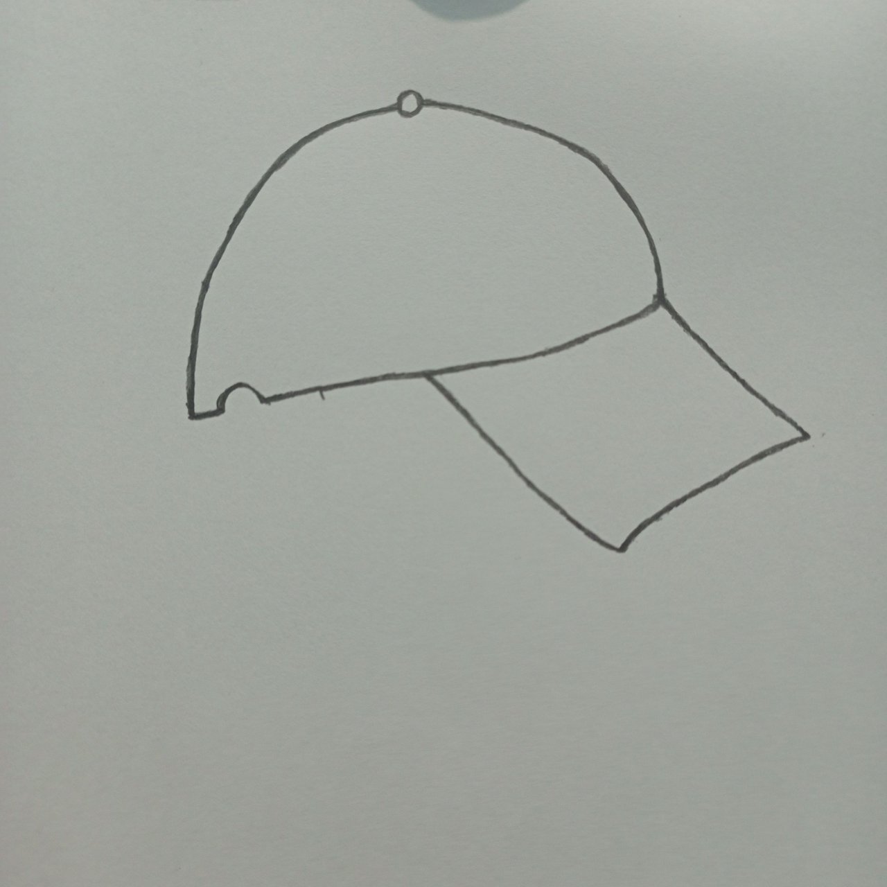 how to draw a baseball cap step by step
