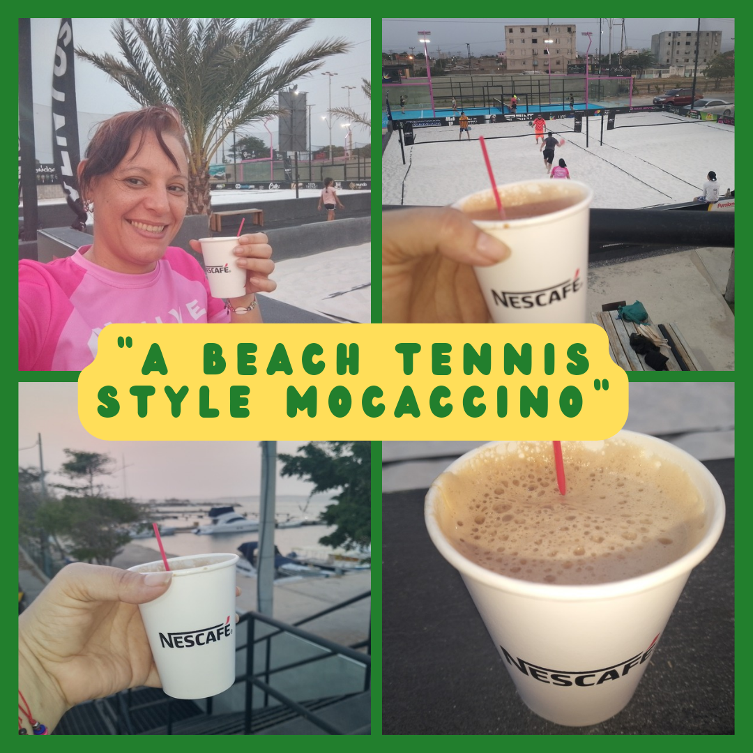 "A Beach tennis style mocaccino"[🇺🇸/🇪🇸]