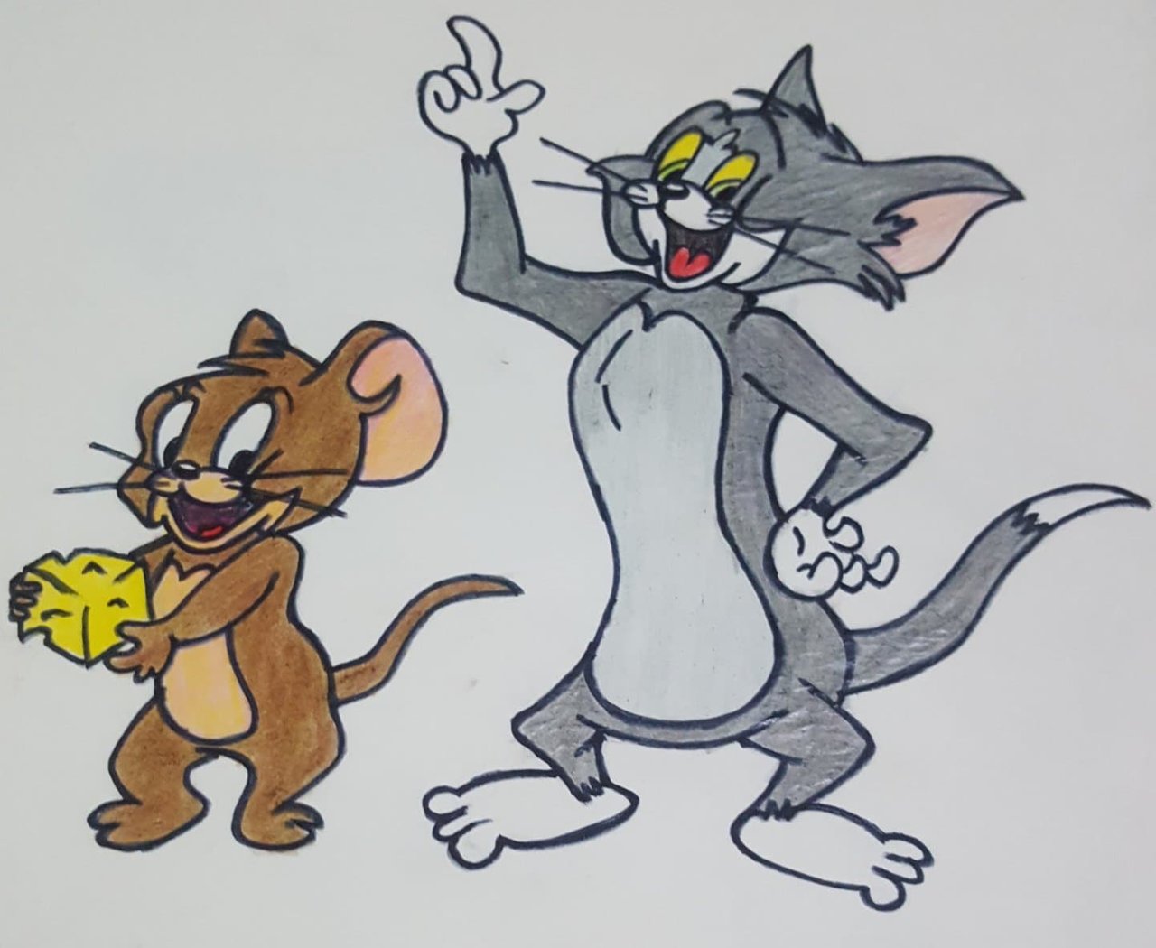 tom and jerry pictures to draw