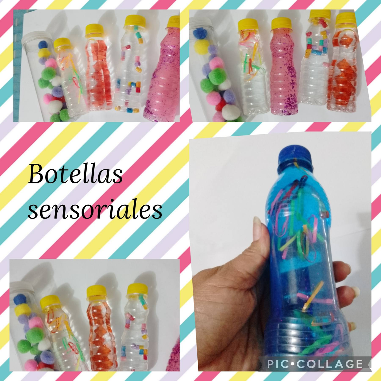 Botellas Sensoriales – HABILITARTE – Estimula sus sentidos