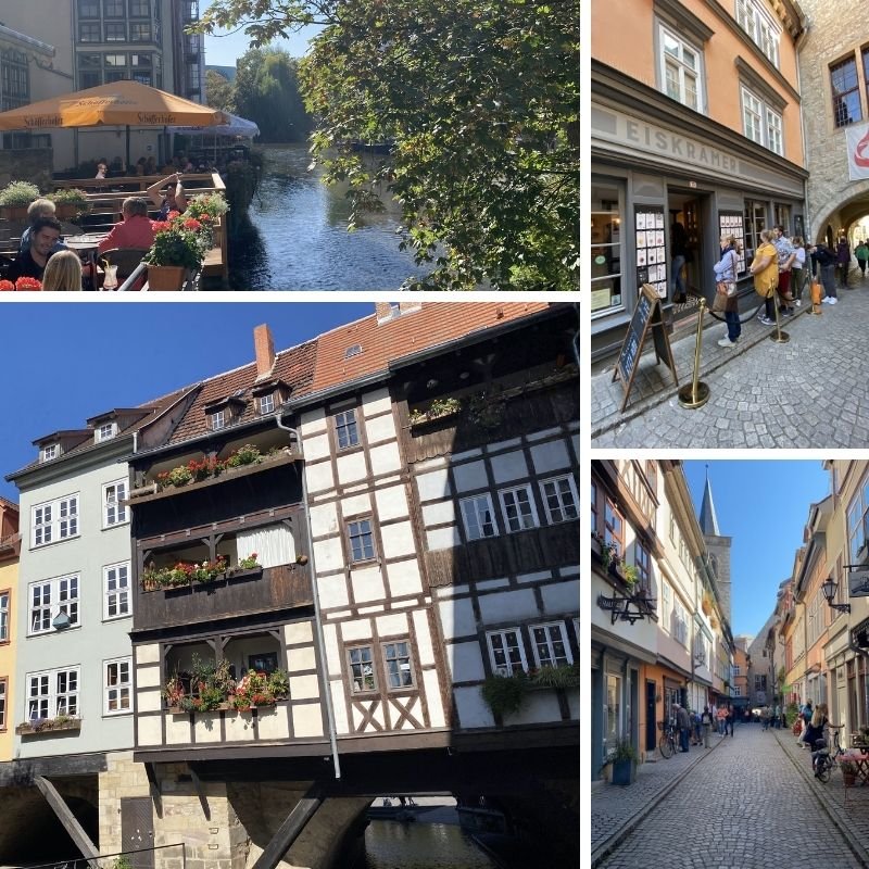 Views of the Krämerbrücke Erfurt
