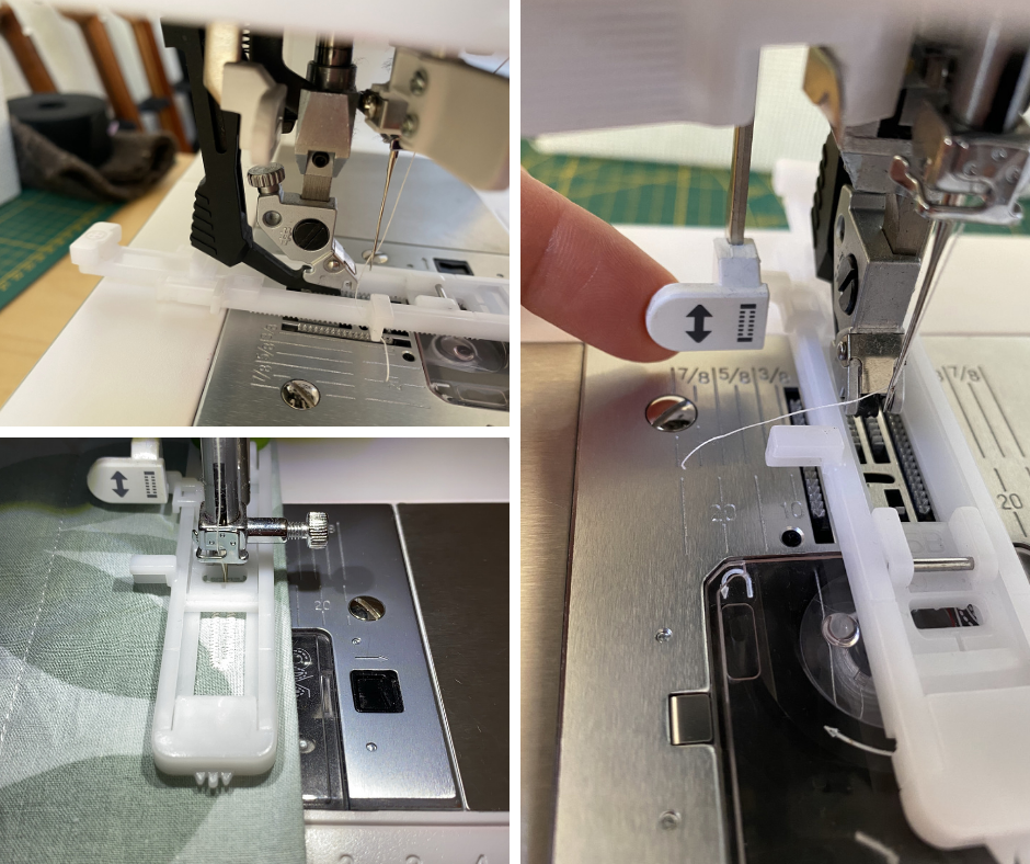 the sewing foot for buttonholes of a pfaff passport mashie 