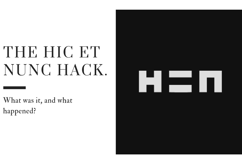 Tezos NFT Marketplace HicEtNunc Held Hackathon, Introduced hDAO