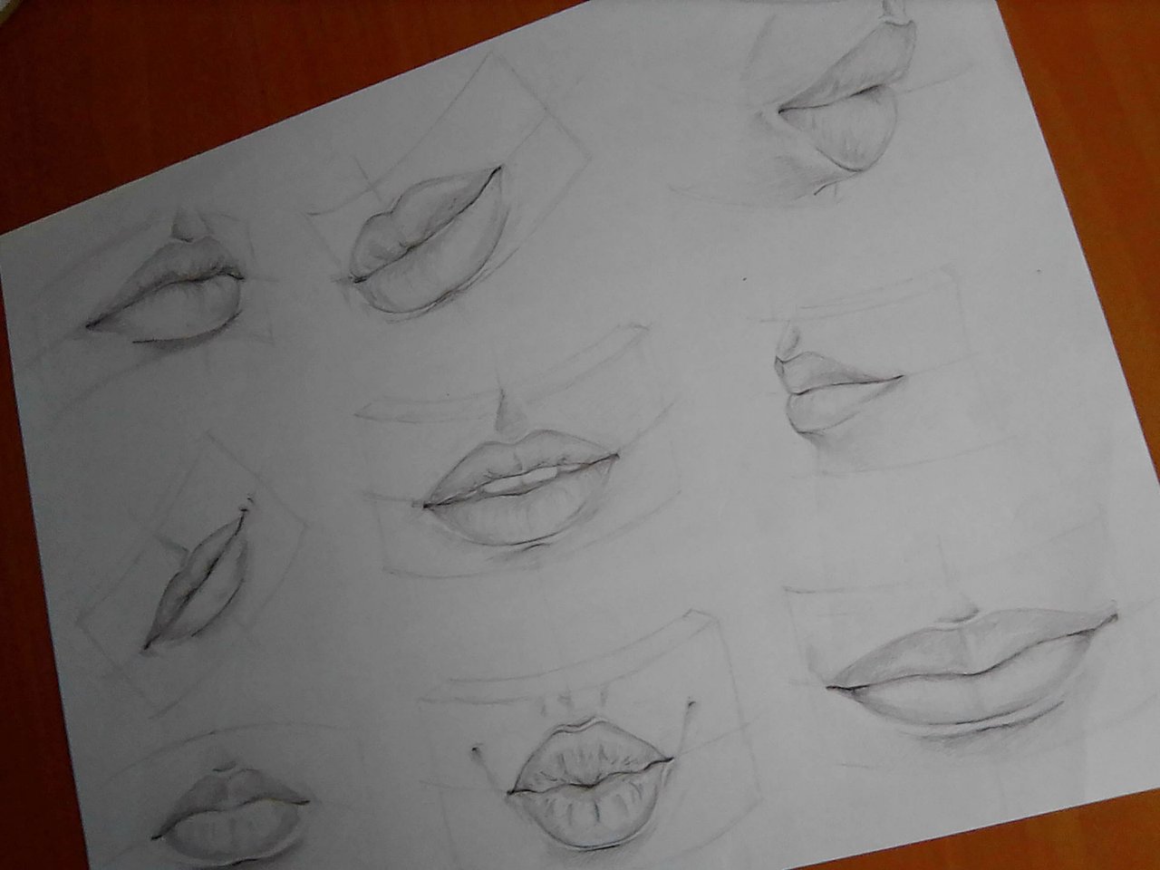 Tutorial Lesson Drawing Human Mouth and Lips. Drawing Smiles and Lips Stock  Illustration - Illustration of passion, human: 186266990