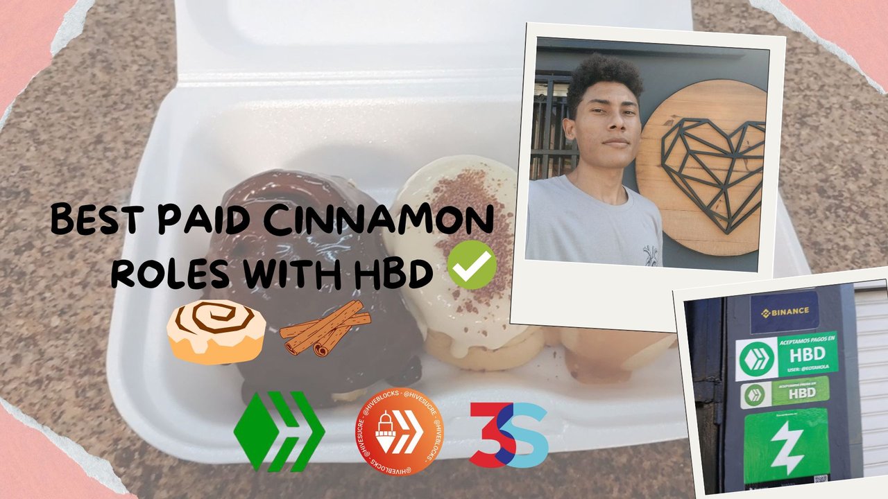 EN/ES:Best paid cinnamon roles with HBD//Los mejores roles de canela pagados con HBD