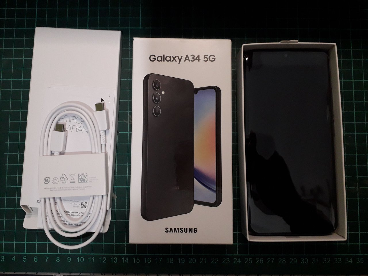 Samsung Galaxy A34 5G 6,6'' 128GB Plata - Smartphone