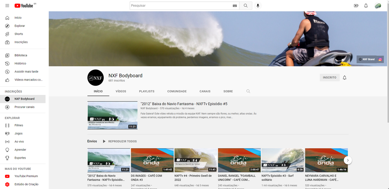 NXF - the guys who ride the gnarliest slabs in Brazil, presenting their Youtube Channel