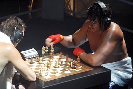 Sport - London Chessboxing Grandmaster Bash! - Scala. A girl