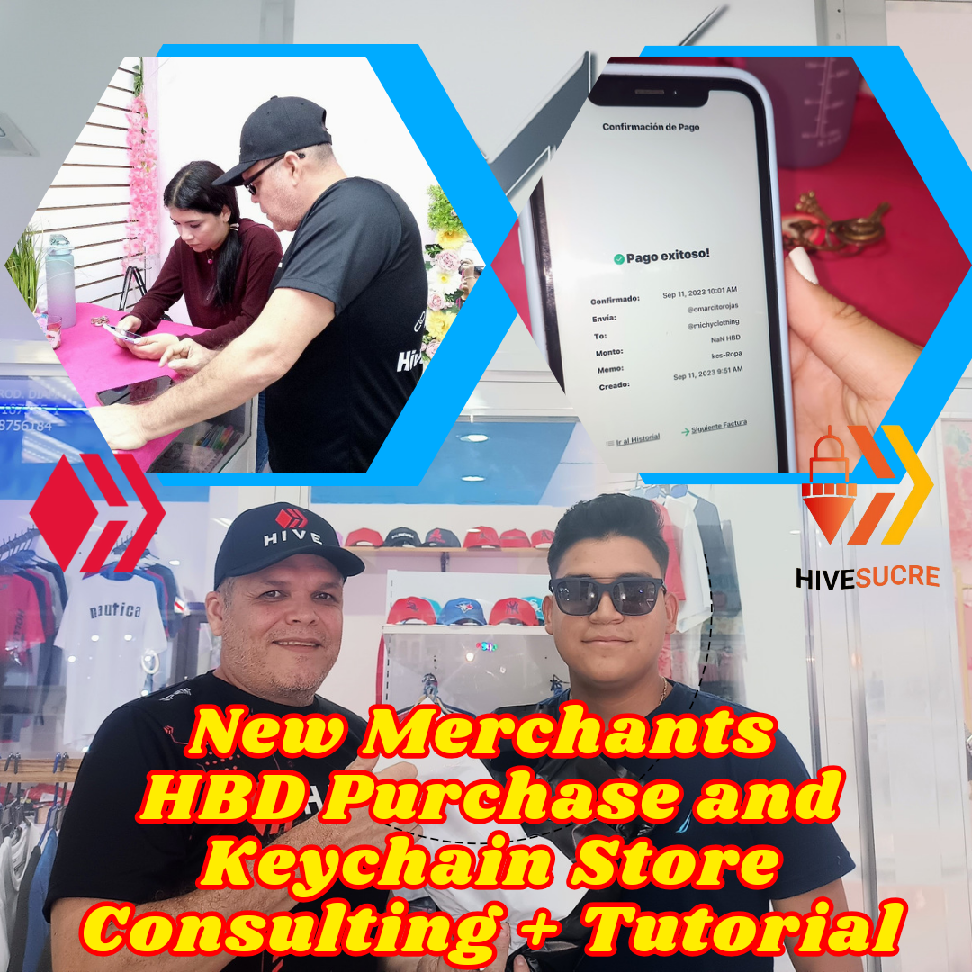 New Merchants... HBD Purchase and Keychain Store Consulting + Tutorial [Esp/Eng]