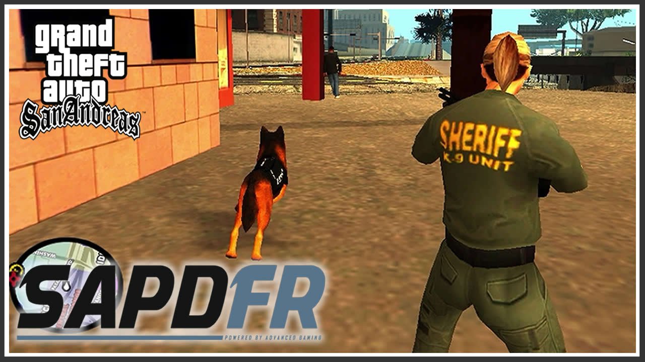 GTA San Andreas (Classic)| It is the turn of the SAPD Canine Unit (K-9)|  SAPD:FR V 4.0 (POLICE SIMULATOR-MOD). # 3. | PeakD