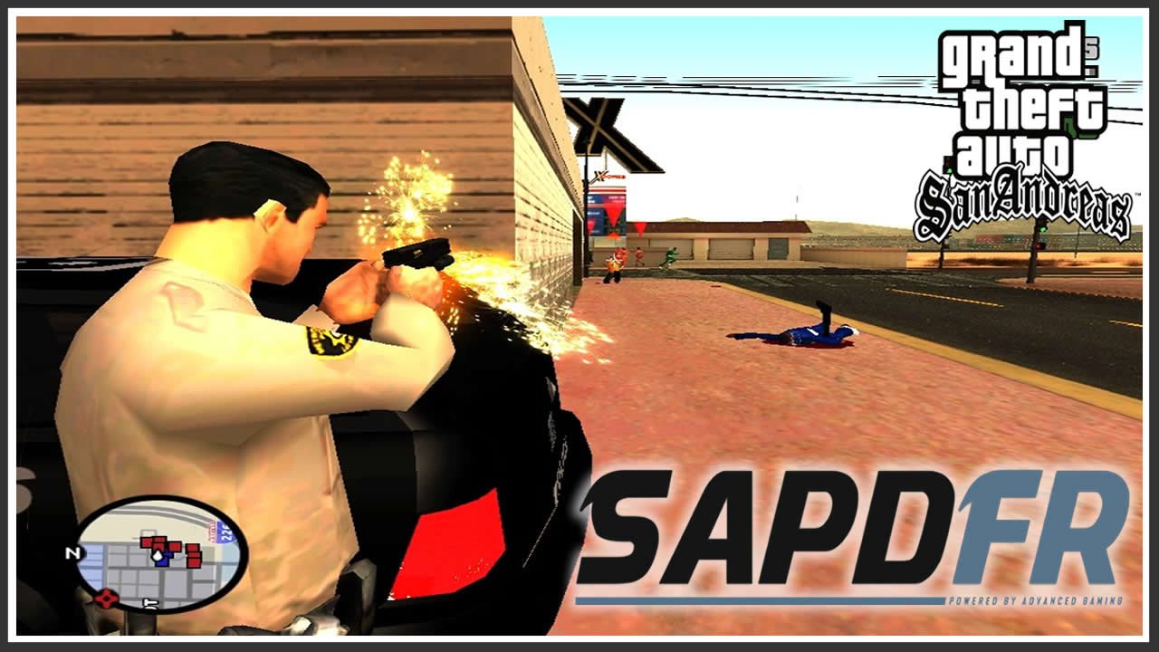 Gta San Andreas | Did you know you could be a police officer in San Andreas?  | SAPD:FR V 4.0 (POLICE SIMULATOR-MOD). # 2. | PeakD