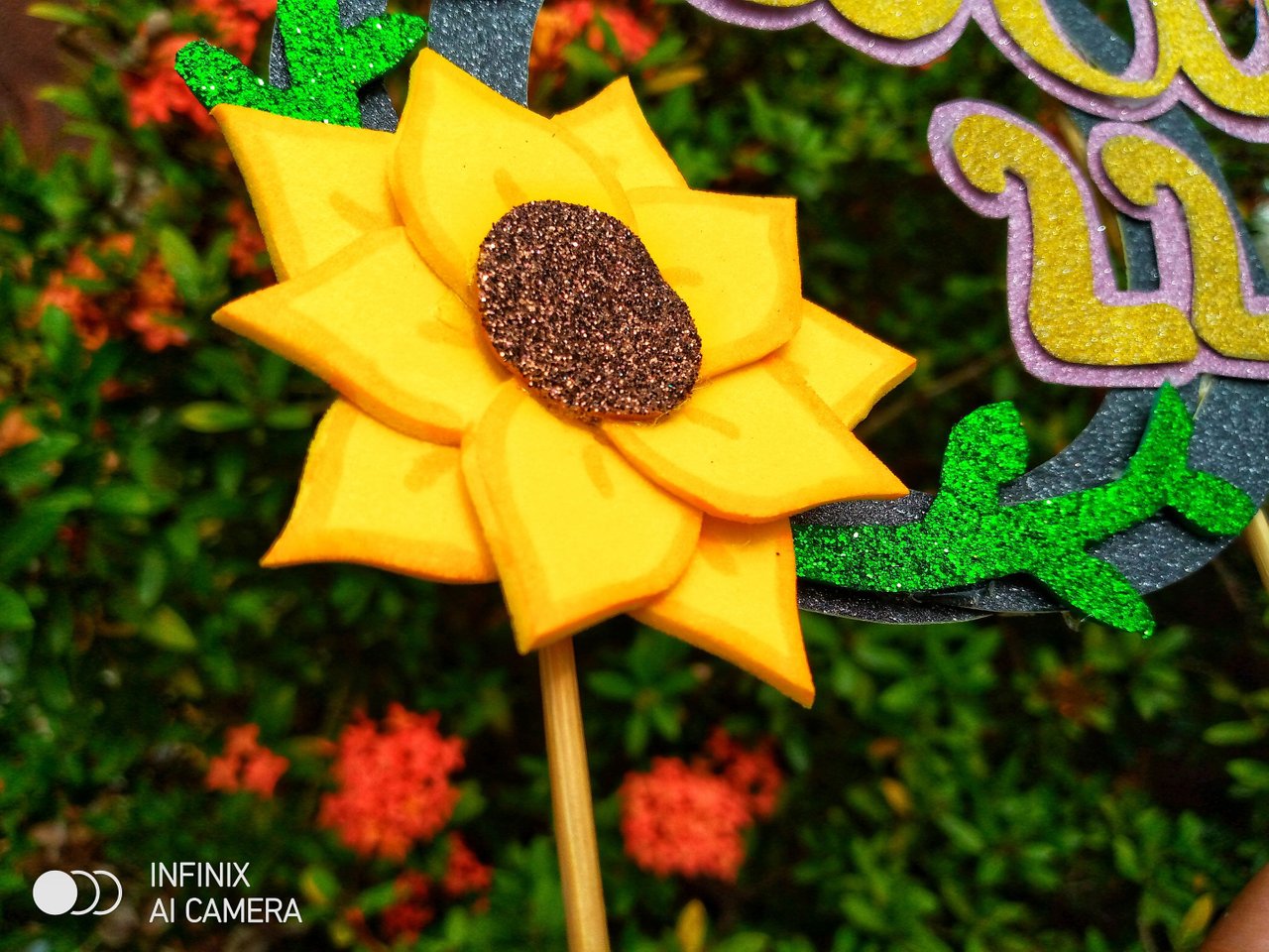 Papelería Creativa: Topper Cake Girasol ? | PeakD