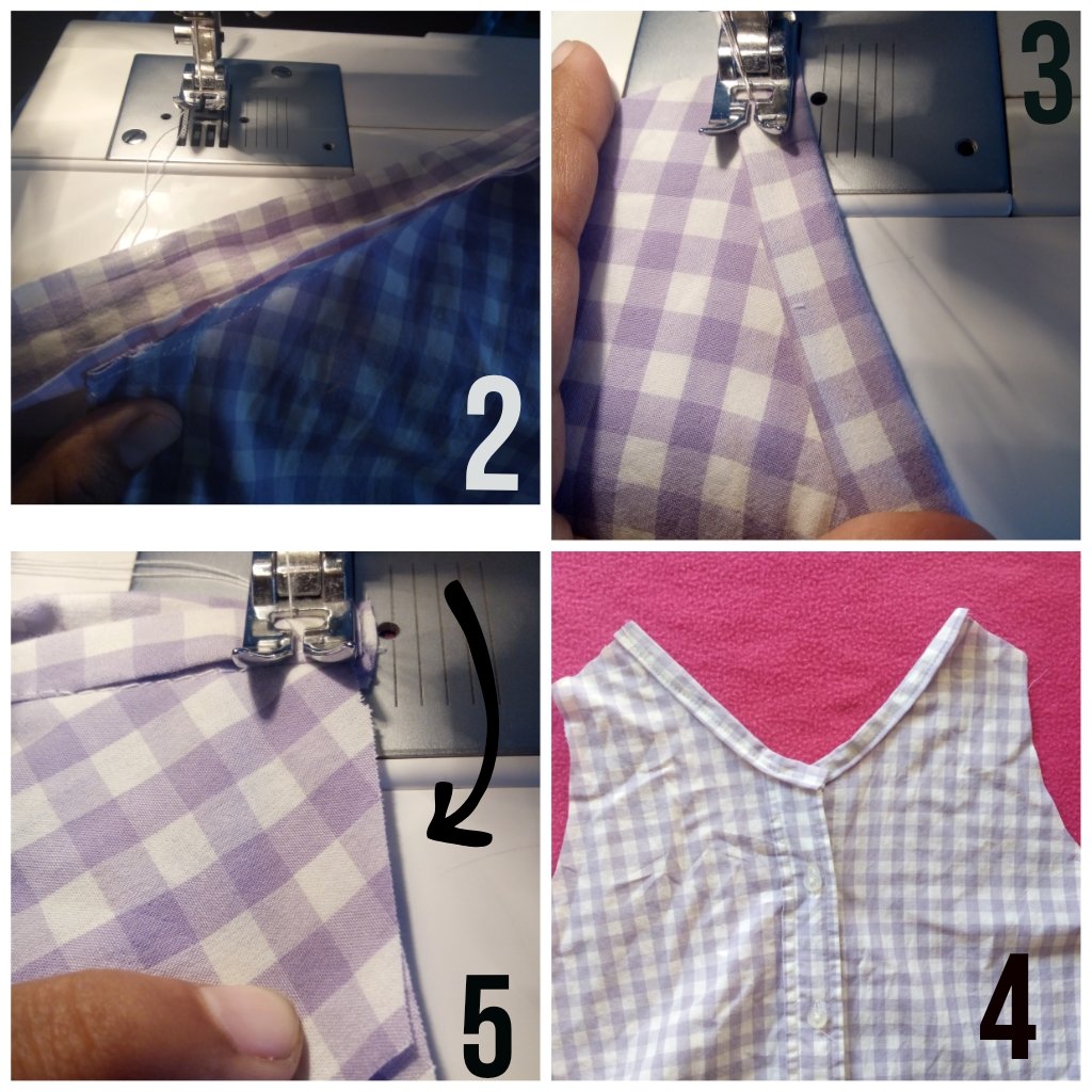 Cómo hacer un vestido camiseta de cuello alto para niña - Miscelánea DIY