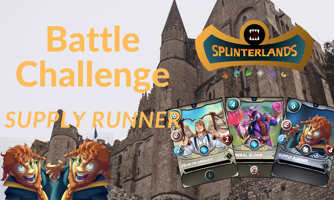 Splinterlands Share Your Battle Challenge, Supply Runner!