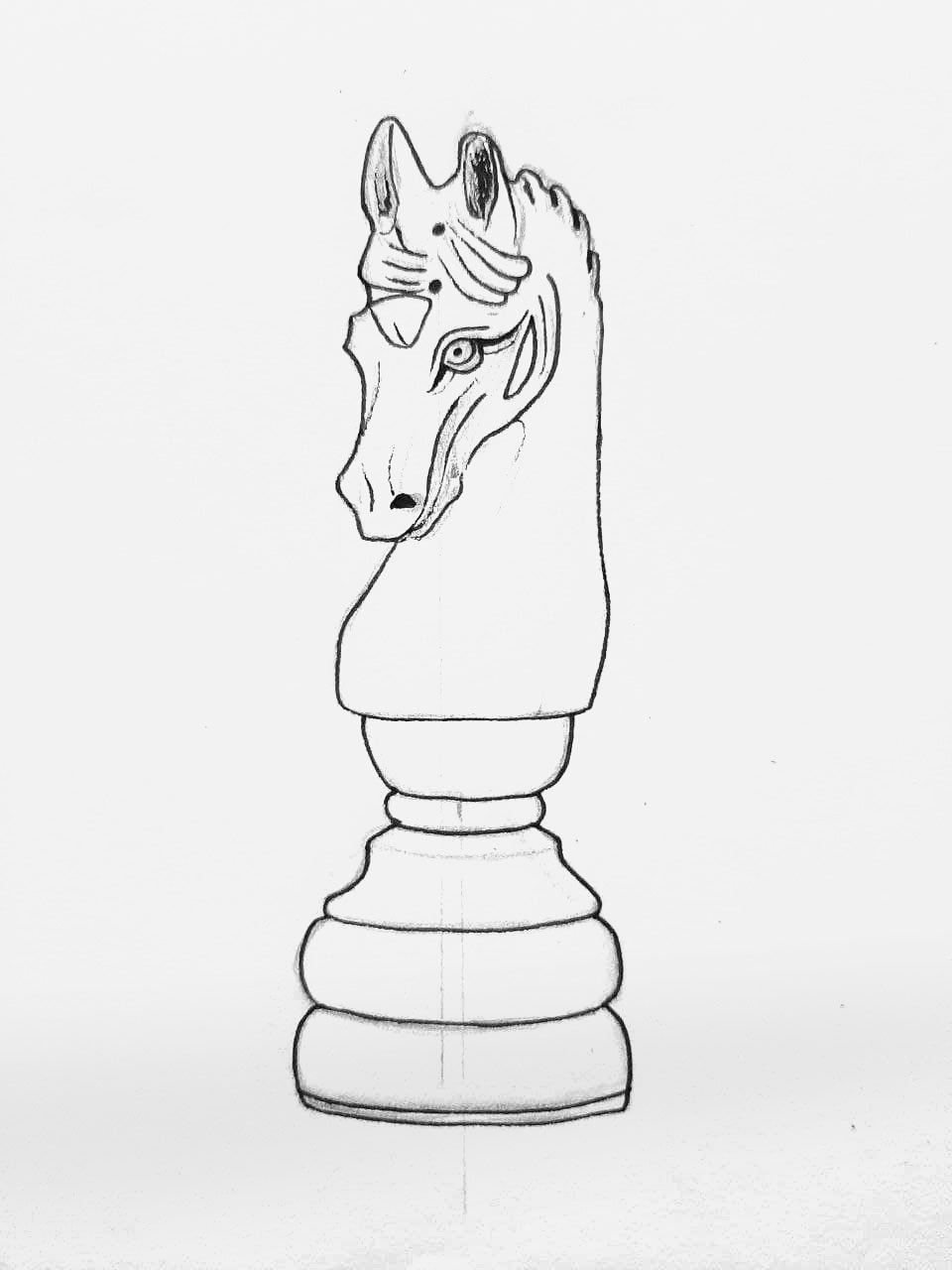 chess perspective drawing