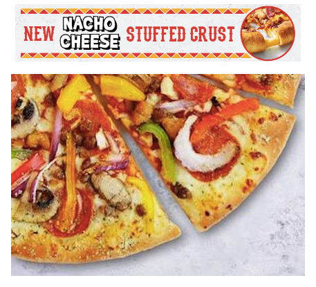 Pizza Hut Nacho Cheese Stuffed Crust Supreme Peakd