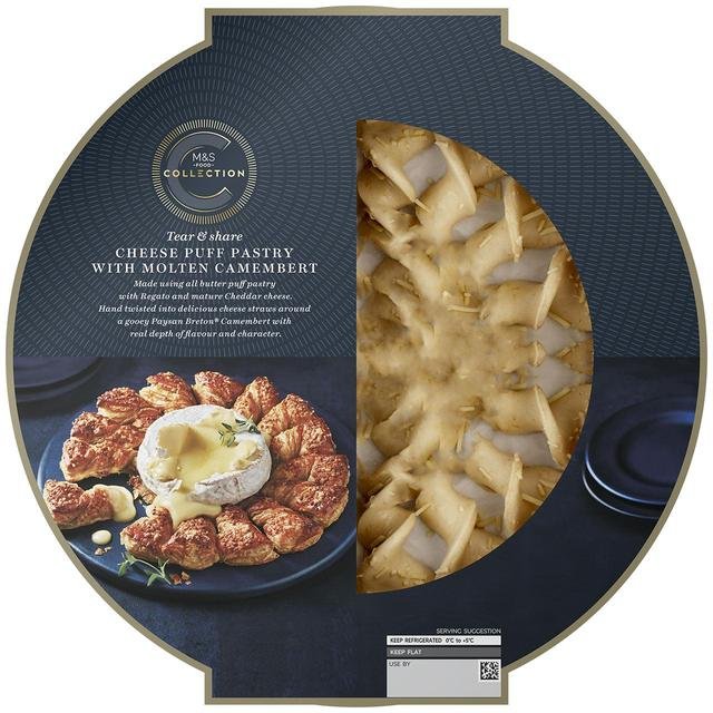 M&S Collection Tear and Share Puff Pastry with Molten Camembert