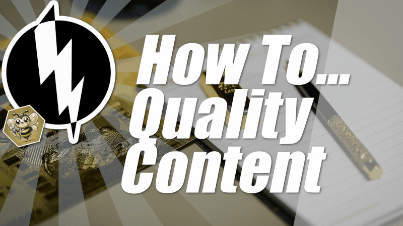 [ENG/DEU] How to Write & Create Quality Posts on Hive + Checklist