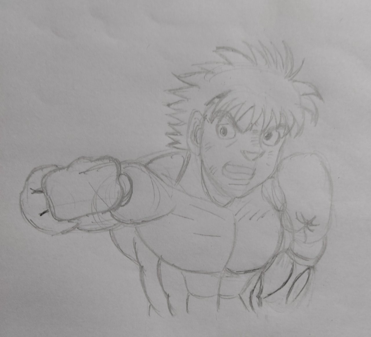 Dibujando a Ippo Makunouchi// Drawing Ippo Makunouchi | PeakD