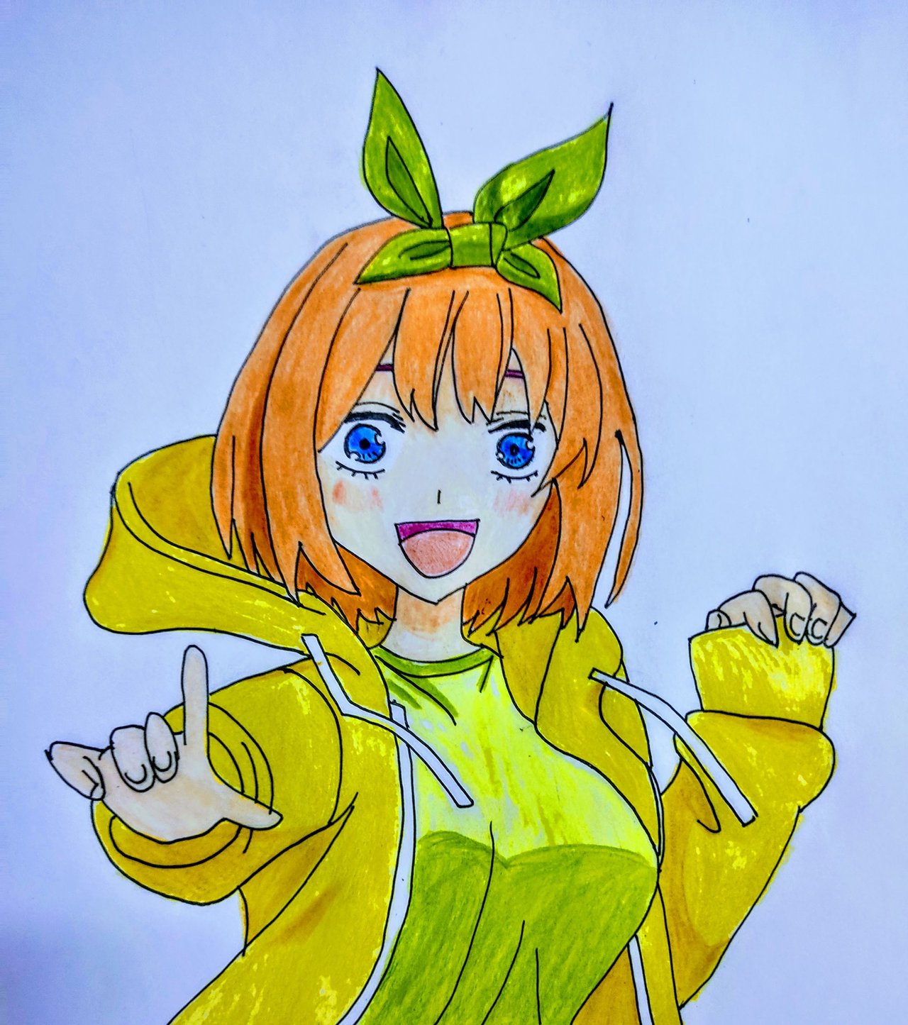 Dibujando a Yotsuba Nakano// Drawing Yotsuba Nakano | PeakD