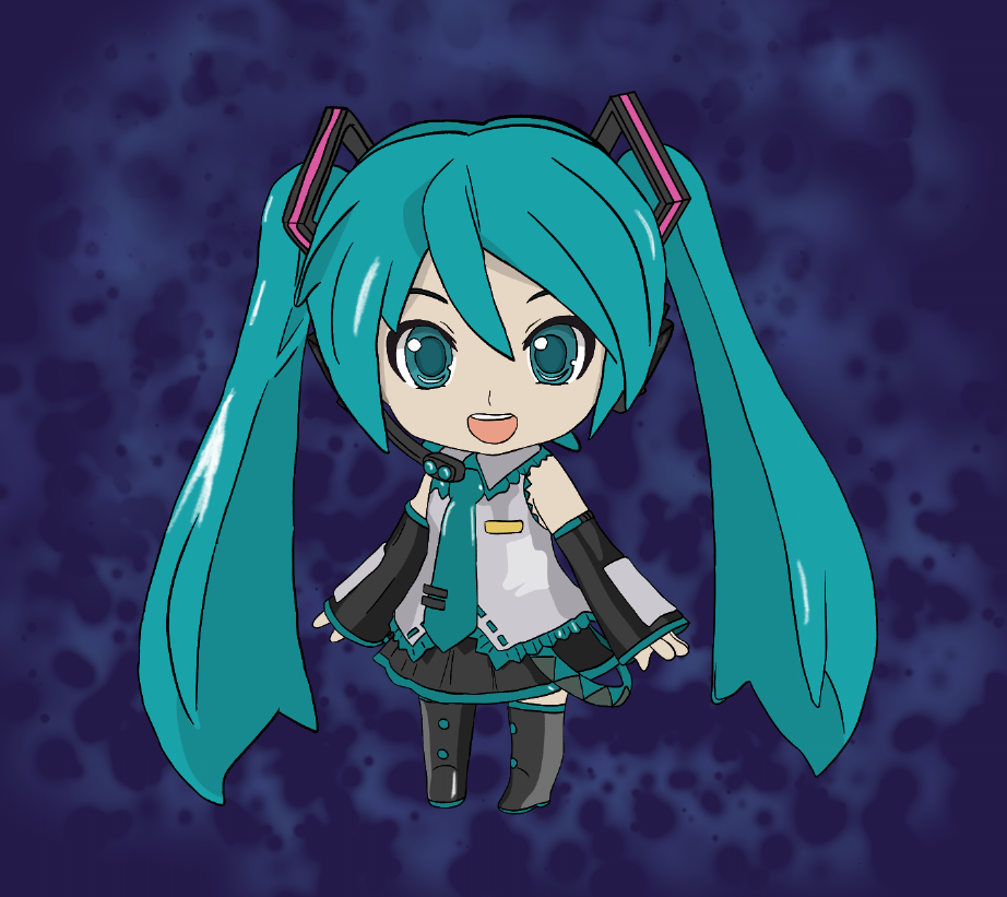 dibujos de hatsune miku paso a paso