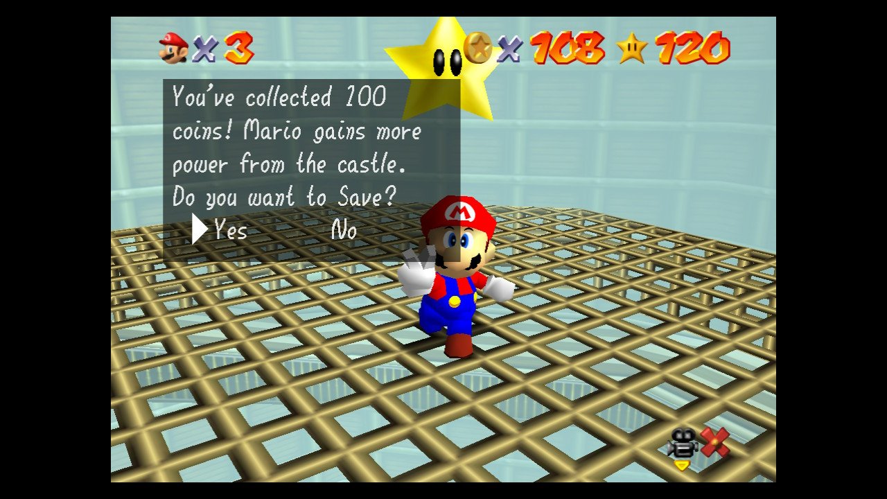 Super mario 64 120 deals stars cheat