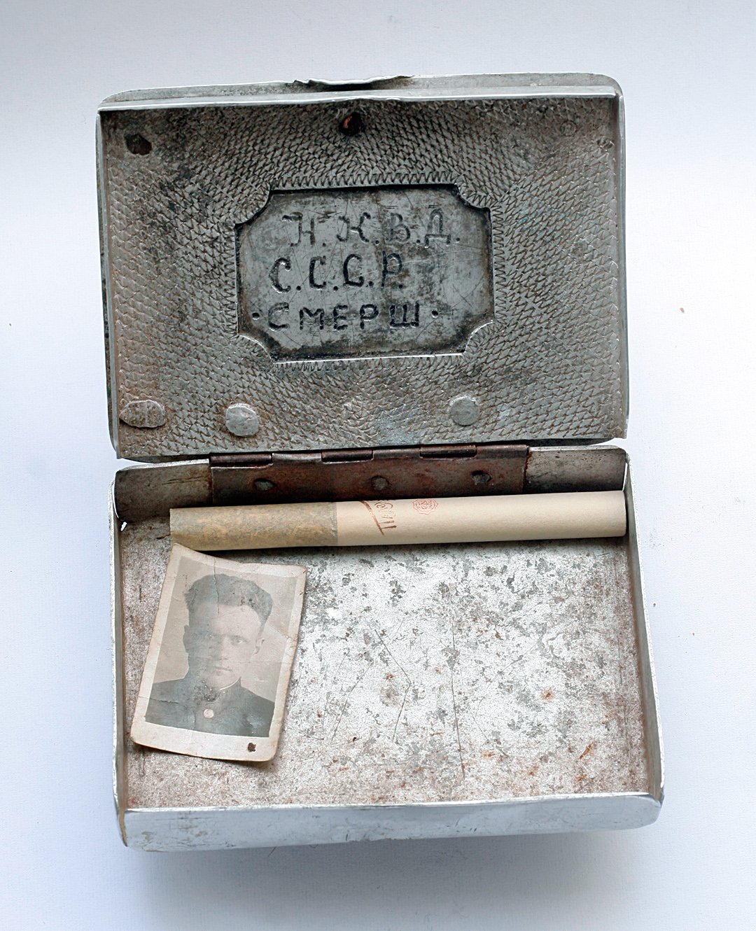 Wonderful WWII 1944 Soviet Cossack POW Made Aluminum Cigarette Case from  Stalag 366 in Sedlez/Siedlc: Flying Tiger Antiques Online Store