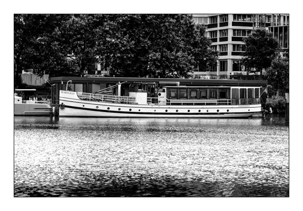 Docked vessel