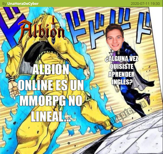 Albion Online es un MMORPG no lineal en el que escribes tu propia historia  sin limitarte a seguir un camino prefijado - Meme by Jose_el_PRO :)  Memedroid