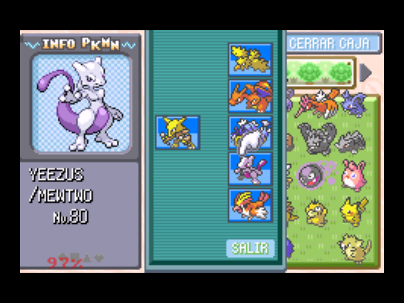 I almost got the entire Kanto pokédex on FireRed.