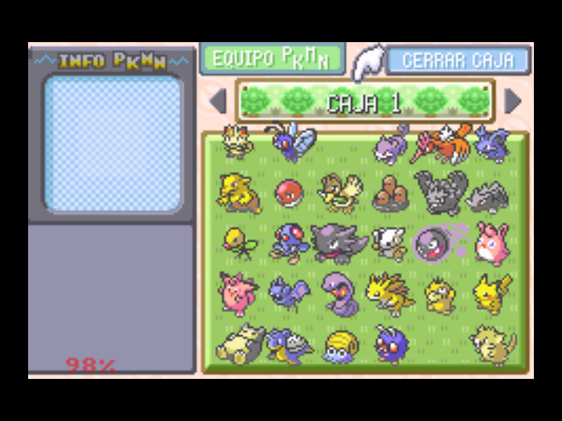 I almost got the entire Kanto pokédex on FireRed.