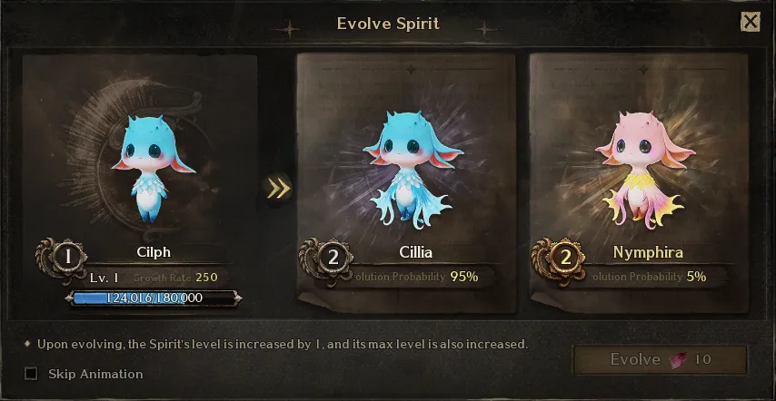 Como Evoluir Espíritos em Night Crows?