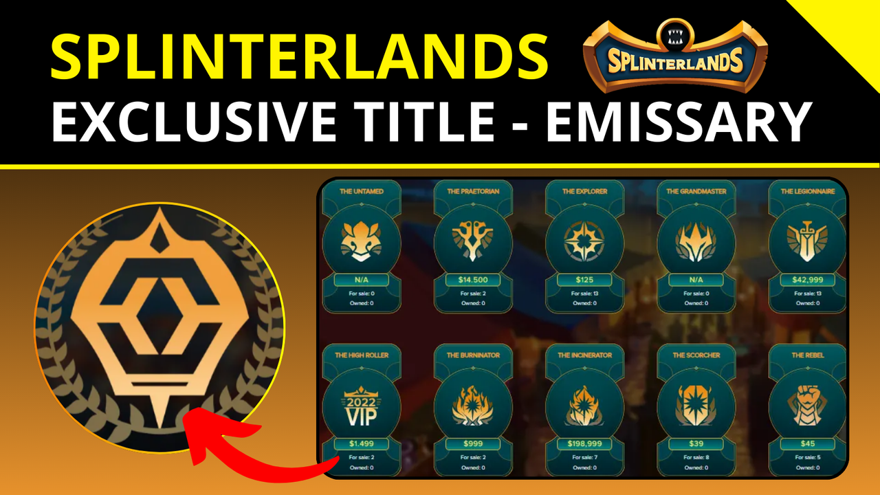 Splinterlands 🐉| Exclusive HiveFest 2024 Title! [EN]
