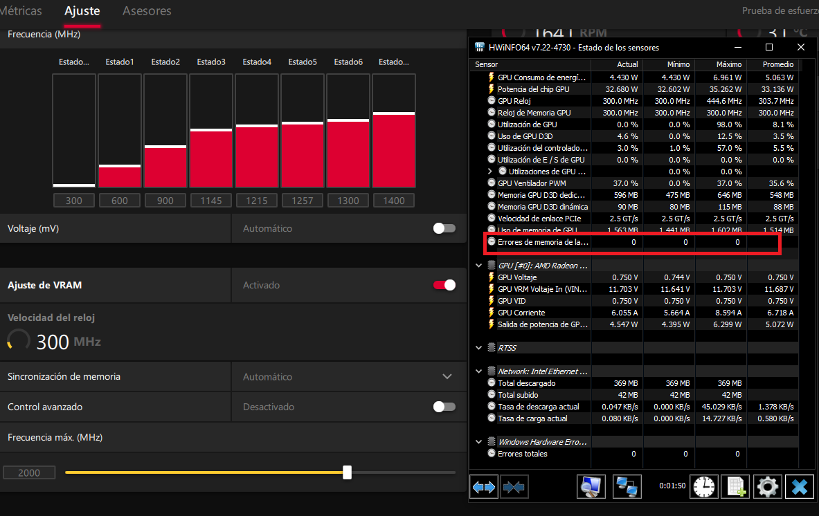 Rx 580 hot sale overclock settings